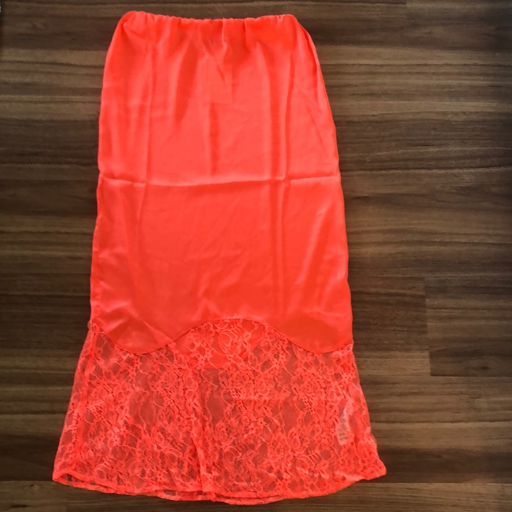 ASOS Lace Trim Slip Skirt